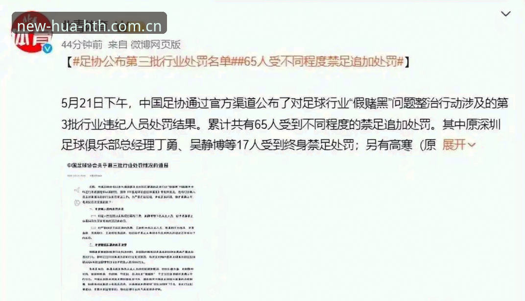 华体育官方网址怎么下载 足协第三批禁足名单深度解读:行业整顿操作教程
